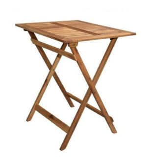 Dřevěný zahradní skládací stolek
