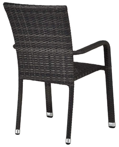 Stohovatelná venkovní židle umělý ratan