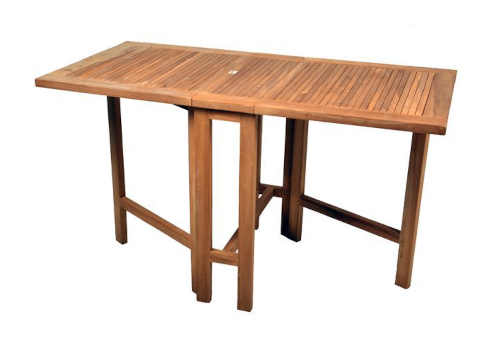 Dřevěný zahradní skládací variabilní stůl